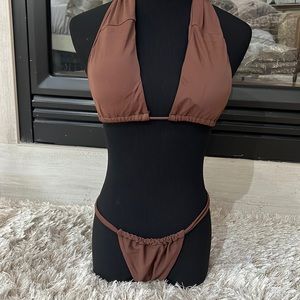 Brown bikini